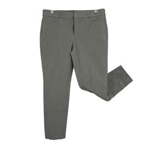 Banana Republic Sloan Curvy Pants size 6 Light Gray Stretch Cotton 26" inseam